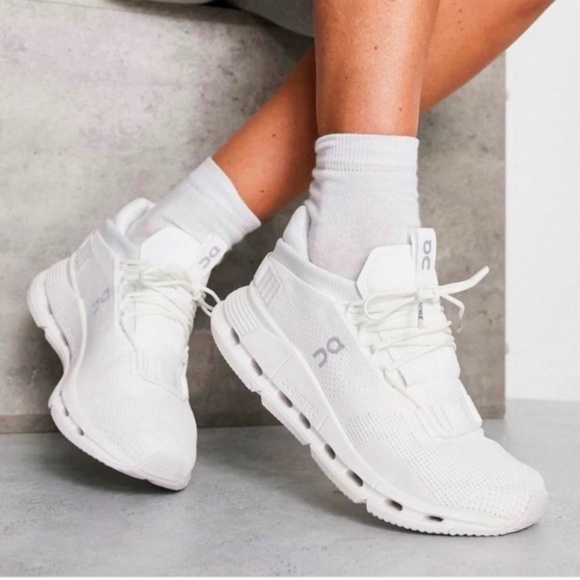 On Running Shoes - On Cloudnova Running Shoes White